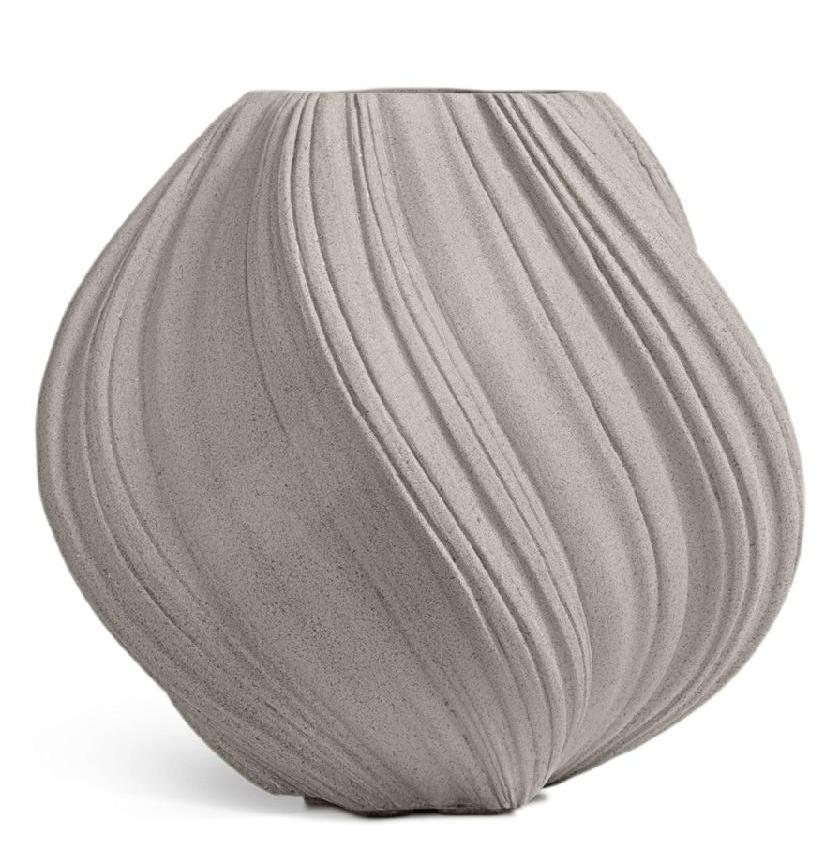 Кашпо-ваза TREEZ Effectory Dune Дизайн-ваза Белый песок