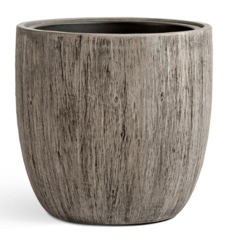 Кашпо серия Вуд (Wood) Округлый конус