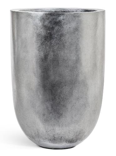 Кашпо серия Метал (Metal) Высокий конус-чаша