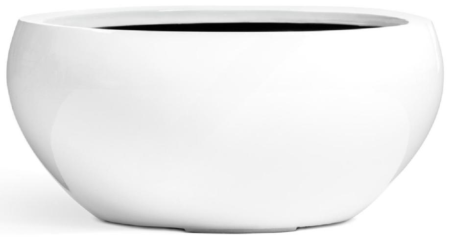 Кашпо TREEZ Effectory Gloss Низкая полусфера