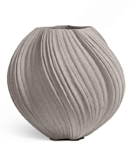 Кашпо-ваза TREEZ Effectory Dune Дизайн-ваза Белый песок