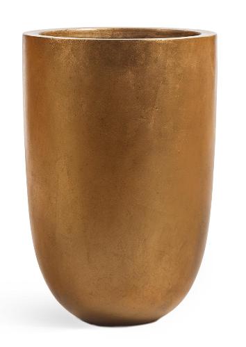 Кашпо серия Метал (Metal) Высокий конус-чаша