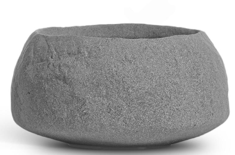 Кашпо TREEZ Effectory - Organic - Низкая чаша