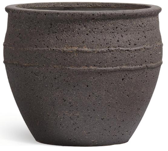 Кашпо TREEZ ERGO - Nero - Чаша