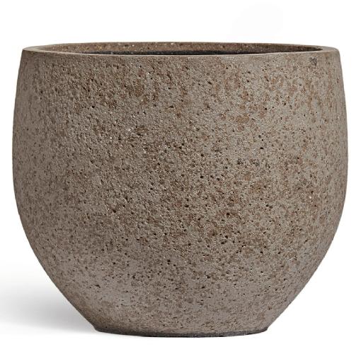 Кашпо TREEZ ERGO - Hard Rock - Сферическая чаша