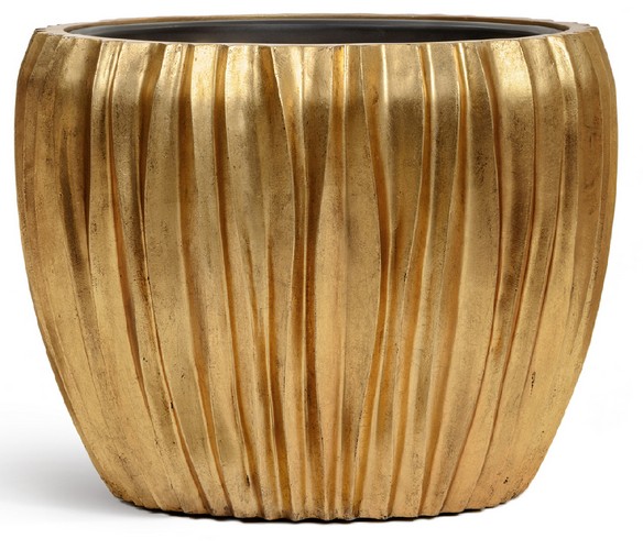 Кашпо TREEZ Effectory Metal Чаша Design Wave