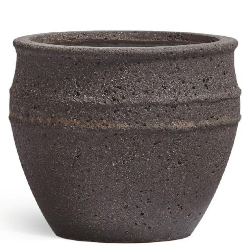 Кашпо TREEZ ERGO - Nero - Чаша