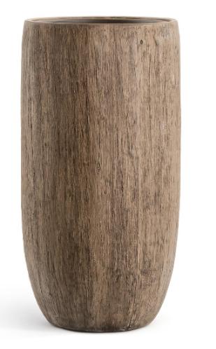 Кашпо серия Вуд (Wood) Высокий округлый конус