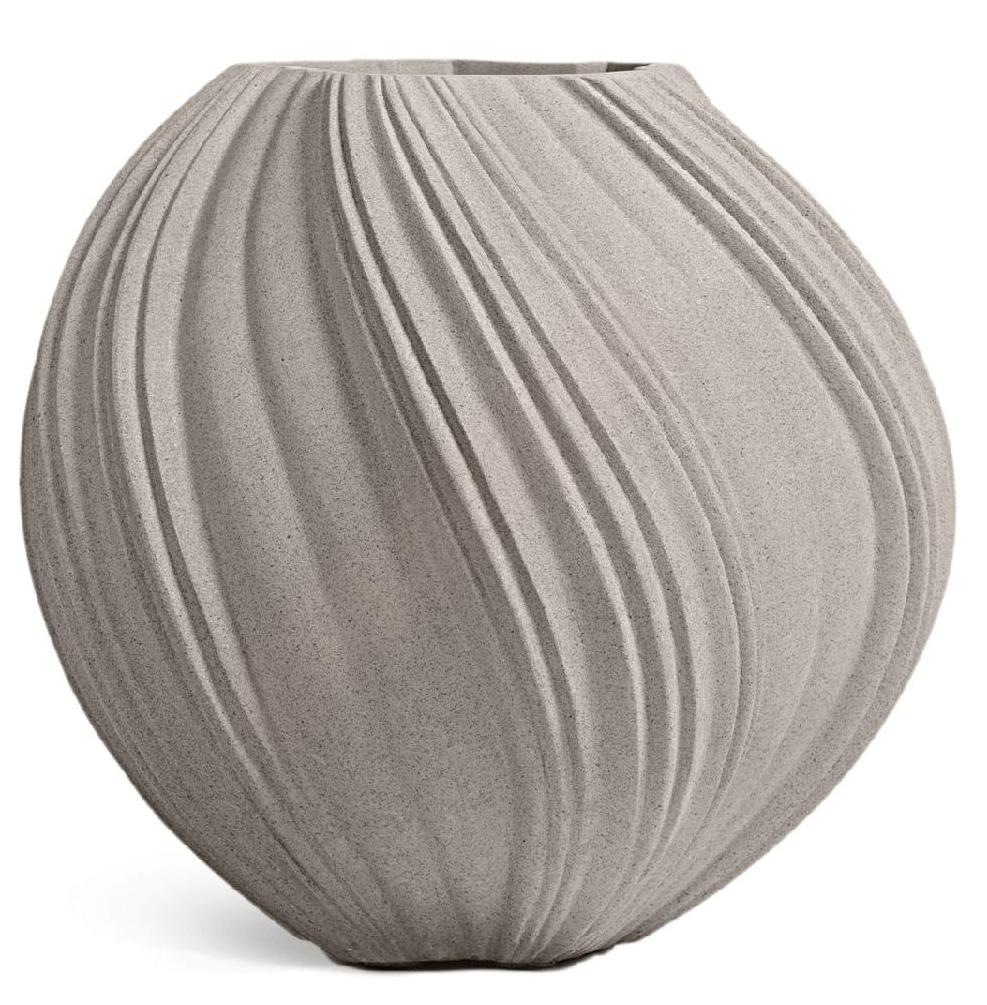 Кашпо-ваза TREEZ Effectory Dune Дизайн-ваза Белый песок