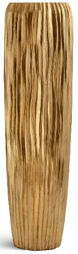 Кашпо TREEZ Effectory Metal Высокий конус Giant Design Wave