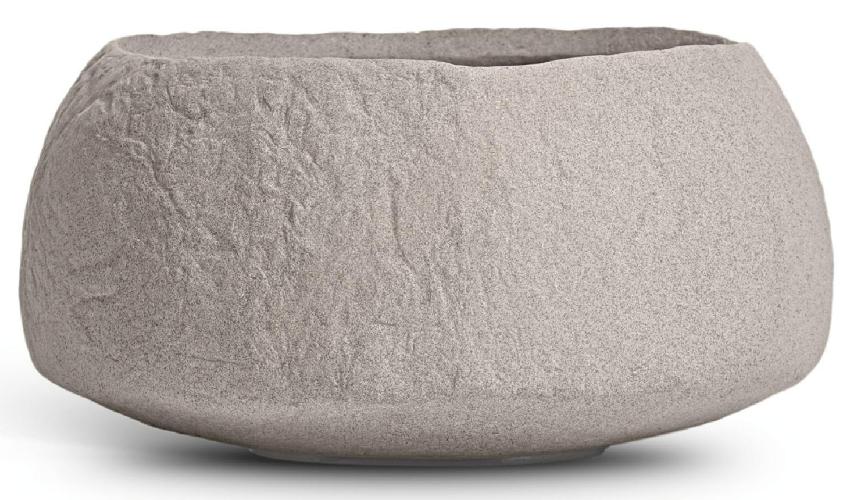 Кашпо TREEZ Effectory - Organic - Низкая чаша