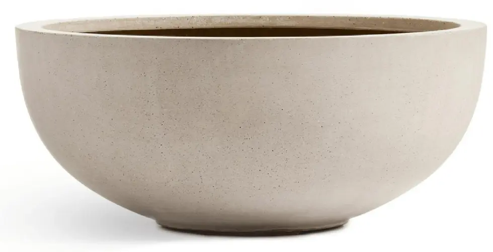 Кашпо серия Бетон (Beton) Низкая чаша