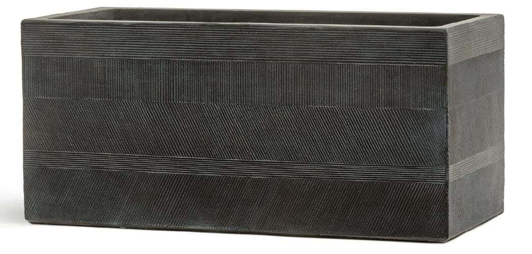 Кашпо TREEZ ERGO Graphics Низкий прямоугольник