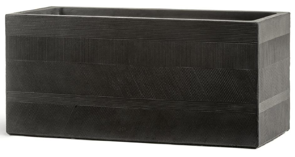 Кашпо TREEZ ERGO Graphics Низкий прямоугольник