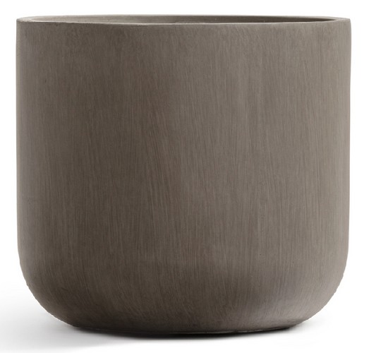 Кашпо TREEZ ERGO Just Цилиндр Мокко д-37 см, в-34 см
