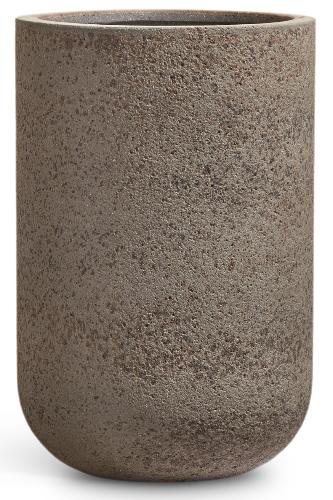 Кашпо TREEZ ERGO - Hard Rock - Высокий округлый цилиндр