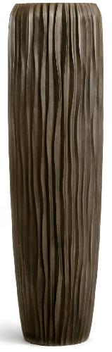 Кашпо TREEZ Effectory Metal Высокий конус Giant Design Wave