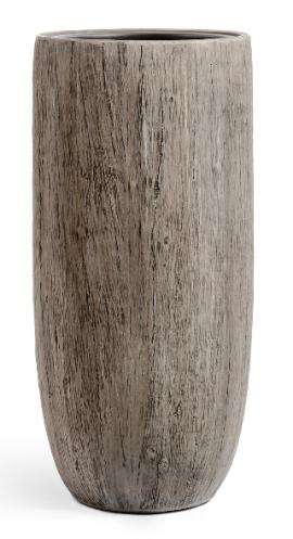 Кашпо серия Вуд (Wood) Высокий округлый конус