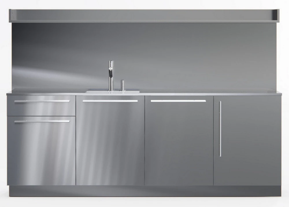 Офисная кухня AWELT OPTIMAL: компактное решение из стали