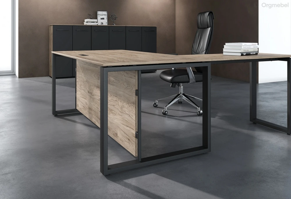 Современный кабинет руководителя ENIO, вид сбоку