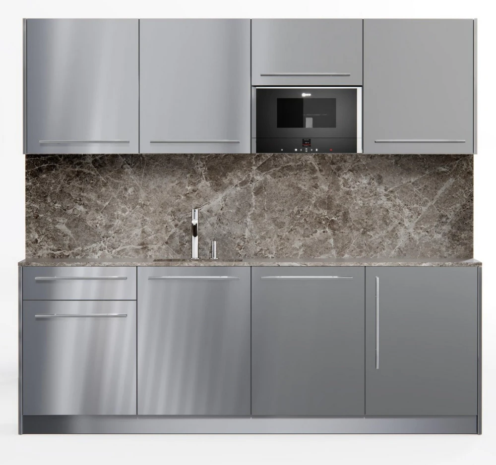 Офисная кухня AWELT COMFORT с верхними модулями